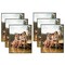 Americanflat Front Loading Picture Frame Set - Set of 6- Multi Picture Frames - Perfect for Photos and Wall Decor - Shatter Resistant Glass - Hanging Hardware with Snap-Out Easel